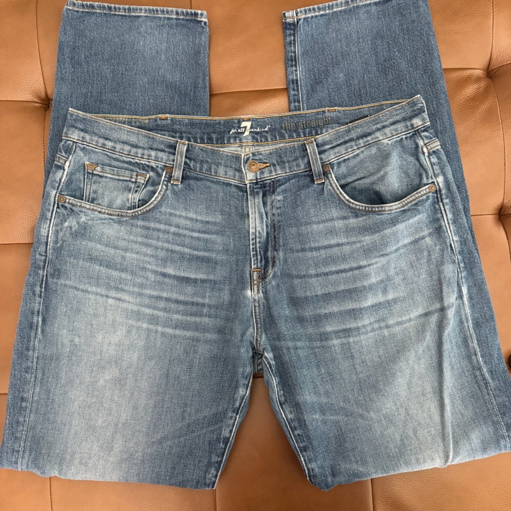 7 For All Mankind Light Blue Men's Jeans